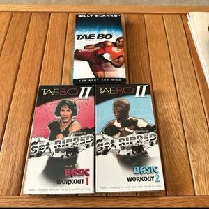 Tae Bo work outs with Billy Blanks/VHS Tapes